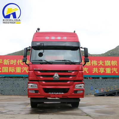 Afrique Euro2 Émission Sinotruk HOWO 6X4 10 roues camion tracteur à transmission manuelle