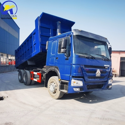 Transmission manuelle 375 chevaux Sinotruk 6X4 camion à décharge avec capacité de chargement de 16 tonnes