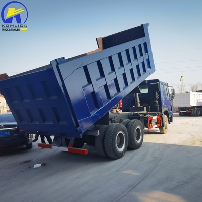 Transmission manuelle 375 chevaux Sinotruk 6X4 camion à décharge avec capacité de chargement de 16 tonnes