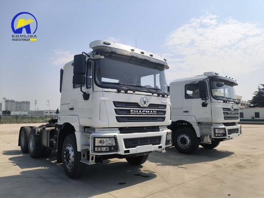 10 roues Shacman Tracteur lourd à tête de camion avec sièges ≤ 5 et capacité du moteur &gt; 8L