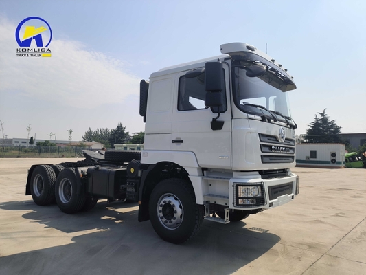 10 roues Shacman Tracteur lourd à tête de camion avec sièges ≤ 5 et capacité du moteur &gt; 8L