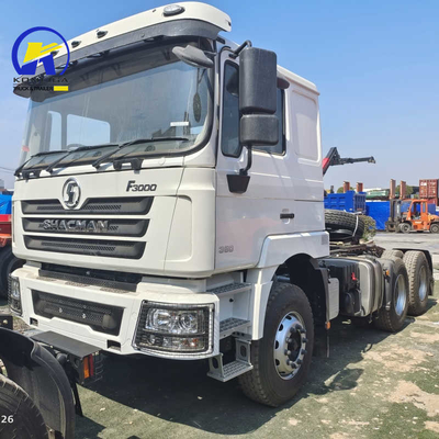 6×4 roue motrice F2000 F3000 Shacman Tête de tracteur et utilisée 10 roues avec 6800*2500*3200mm