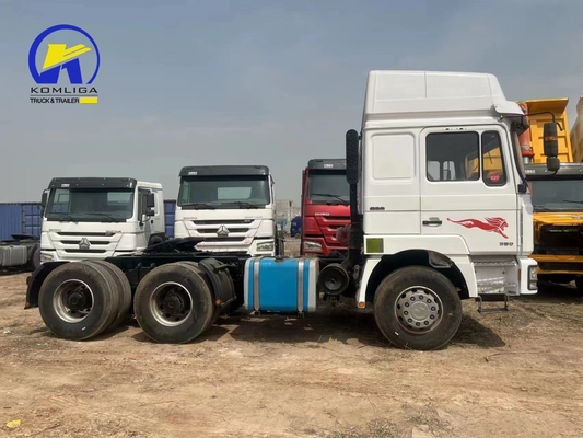 Shacman 6X4 Tracteur à tête de remorque avec homme d'essieu avant 7,5 tonnes