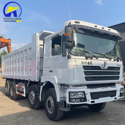 8X4 12 roues Shacman Truck Dump Tipper Truck Norme d'émission Euro 2 pour les véhicules lourds