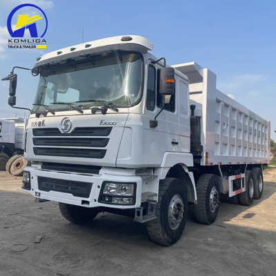 8X4 12 roues Shacman Truck Dump Tipper Truck Norme d'émission Euro 2 pour les véhicules lourds