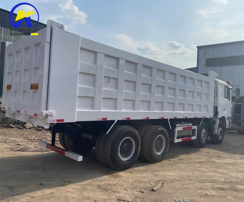 8X4 12 roues Shacman Truck Dump Tipper Truck Norme d'émission Euro 2 pour les véhicules lourds