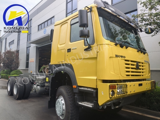 Zz4257s3241W Optionnel Sinotruk HOWO 6X4 375HP Cabine couchée Euro 2 Camion tracteur pour l'exploitation minière
