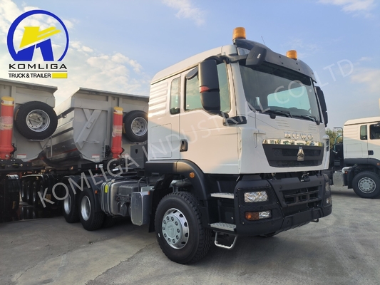 Zz4257s3241W Optionnel Sinotruk HOWO 6X4 375HP Cabine couchée Euro 2 Camion tracteur pour l'exploitation minière