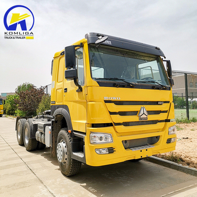 2024 Sinotruk HOWO 400HP 420HP Camion à tête de remorque pour charge de pneus Capacité de 40 à 60 tonnes