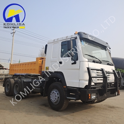 Camion à tête de tracteur Sinotruk HOWO 6X4 d'occasion avec une capacité de chargement de 40-60 tonnes