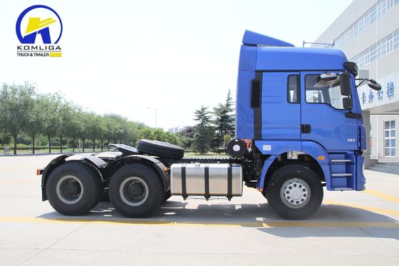 Chauffeur de tracteur Shacman F3000 10 roues 6*4 Used Trailer Head Truck Puissance de 380 chevaux