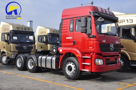 Shacman 6X4 420HP remorque tracteur tête de camion pour le soutien technique et pièces de rechange