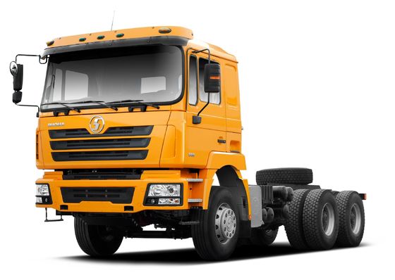 6X4 Shacman Dump Truck avec remontage ventrale hydraulique et transmission Hw19710