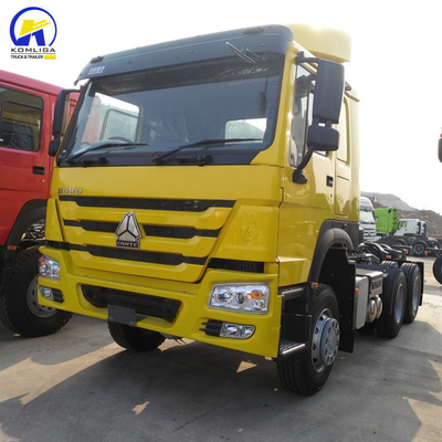 Euro2 Émission Utilisé 420HP Sinotruk HOWO Truck tracteur pour le premier mobileur lourd