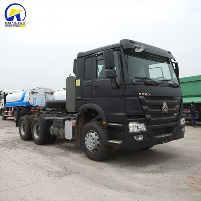 Euro2 Émission Utilisé 420HP Sinotruk HOWO Truck tracteur pour le premier mobileur lourd