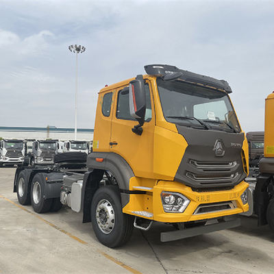 16 tonnes Arbre arrière Sinotruk HOWO 6X4 Tracteur camion conteneur remorque décharge camion squelette