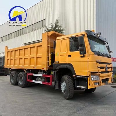 Types de décharges de type de levage avant Sinotruck HOWO 6X4 10 roues Dump Tipper Truck bleu