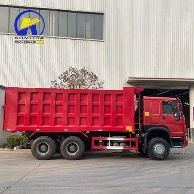 Types de décharges de type de levage avant Sinotruck HOWO 6X4 10 roues Dump Tipper Truck bleu