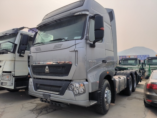 Sinotruk HOWO Tracteur à remorque en seconde main Tête de tracteur 6X4 Tracteur avec boîte de vitesses Hw19710