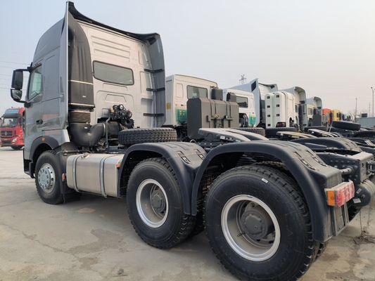 Sinotruk HOWO Tracteur à remorque en seconde main Tête de tracteur 6X4 Tracteur avec boîte de vitesses Hw19710