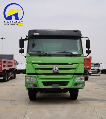 351-450hp Sinotruck HOWO Usé 6X4 20cbm Hyva Dump Truck avec 2 ensembles d'essieu arrière