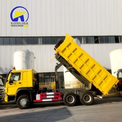 Cabine Hw76 Camion Benne Sinotruck HOWO 6X4 10 roues Camion à décharge Transmission Hw19710