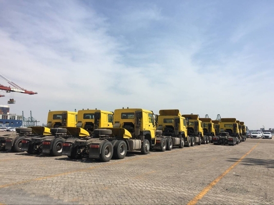Camion tracteur d'occasion Sinotruk HOWO 6X4 10 roues Camion remorqueur Capacité de charge 21-30 t