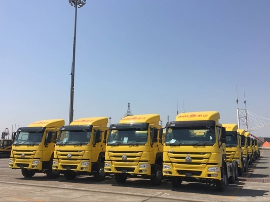 10 roues Mini Truck tête de tracteur utilisé avec une puissance de 420 ch de Sinotruk HOWO