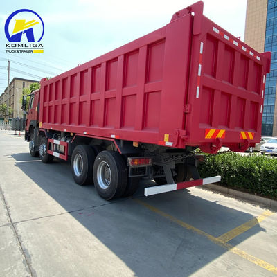 / Utilisé 8X4 12 roues Sinotruk HOWO camion à bascule DOT Certifié et sur mesure Demande