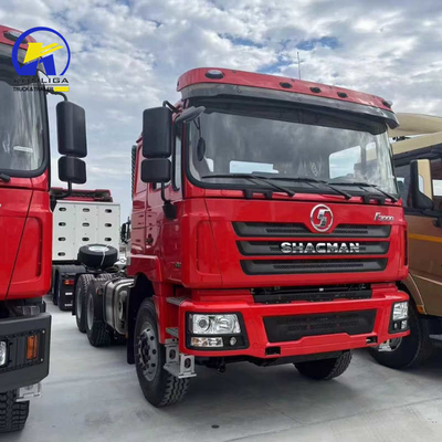 Axe avant 9 tonnes Capacité de chargement Usé Shacman F3000 6X4 Diesel Prime Mover Tracteur camion
