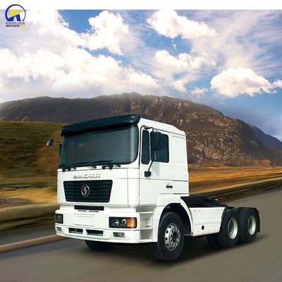 6X4 roue motrice Shacman X3000 Prime Mover Camion tracteur de couleur dorée
