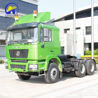 Cabine Hw76 Cabine jaune 6X4 10 roues 380HP 400HP 420HP Tête tracteur remorque tracteur utilisé
