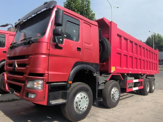 Roux HOWO 8X4 375/400/420HP 12 roues camion-déchargeur camion-déchargeur avec réservoir de carburant 300L