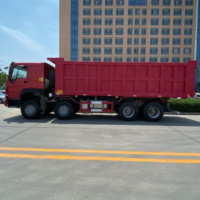 Roux HOWO 8X4 375/400/420HP 12 roues camion-déchargeur camion-déchargeur avec réservoir de carburant 300L