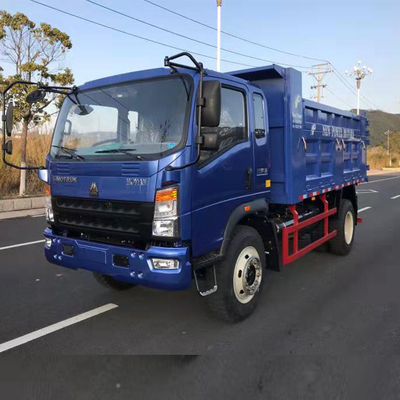 10 tonnes Euro II Sinotruk HOWO 6 roues camions-déchargeurs avec une capacité de charge de 5 mètres cubes