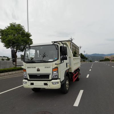 Sinotruk HOWO Homan 4X2 Petit camion mini à 6 roues avec pneus sans tube en rouge