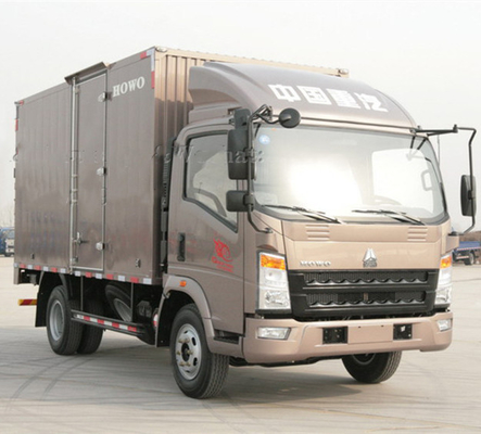 4.2 tonnes d'essieu arrière Sinotruk HOWO Cdw Mini Van Box 4X2 Camion de fret avec une capacité de charge de 1 à 10 tonnes