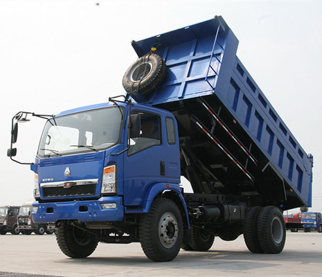 3/5/7/8 tonnes 6 roues Sinotruk HOWO 4X2 Mini camionneur à conteneurs avec transmission manuelle