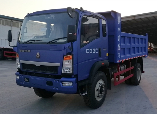 3/5/7/8 tonnes 6 roues Sinotruk HOWO 4X2 Mini camionneur à conteneurs avec transmission manuelle