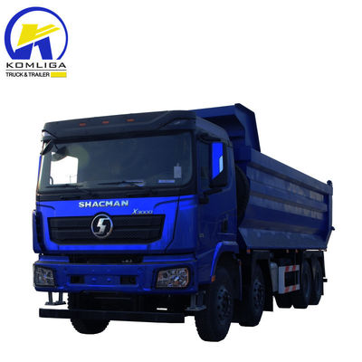 Camion à décharge Shacman 8X4 12 roues avec bascule Camion à décharge avec cabine Hw76 en bon état