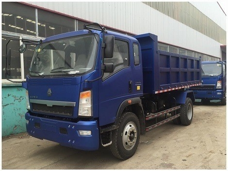 Sinotruk 4X2 12 tonnes 12 mètres cubes camion de décharge avec une capacité de moteur de 4-6L Euro II