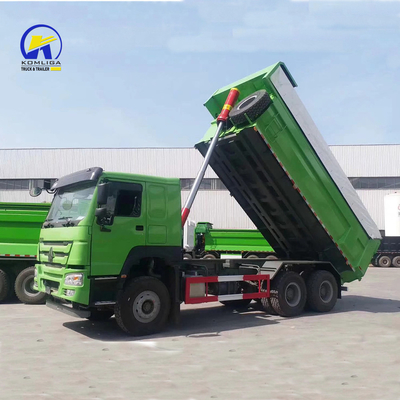 Sinotruk HOWO 10 roues camion à décharge 371HP camion à décharge d'occasion avec sièges jaunes ≤5