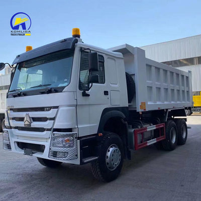 Sinotruk HOWO 10 roues camion à décharge 371HP camion à décharge d'occasion avec sièges jaunes ≤5