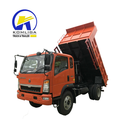 Utilisé Sinotruk HOWO 4X2 6 roues Mini Lumière Dump Tipper Truck avec transmission manuelle