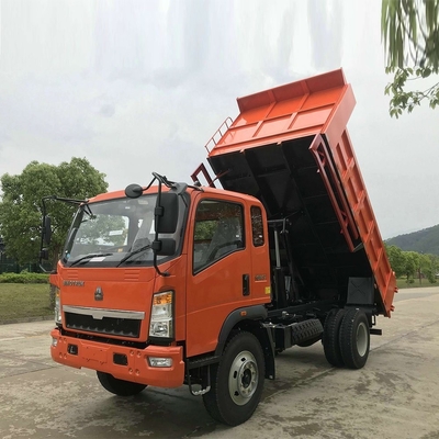 Utilisé Sinotruk HOWO 4X2 6 roues Mini Lumière Dump Tipper Truck avec transmission manuelle