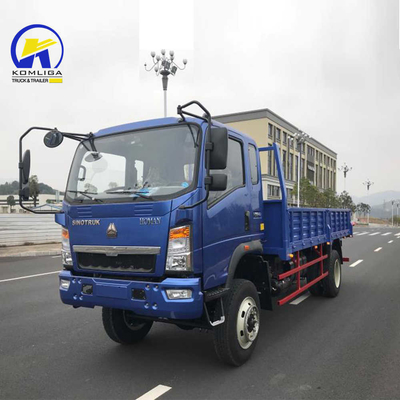 Demande personnalisée HOWO camion léger 4x2 6 roues camion de décharge de fret capacité de charge 1-10 t