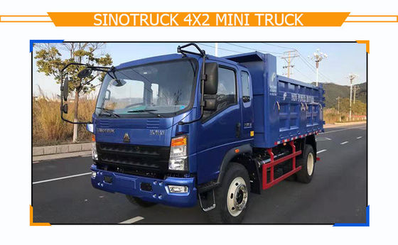 Sinotruk HOWO Homan 4X2 4X4 camionneur-déchargeur avec un essieu avant de 2,4 tonnes et un essieu arrière de 4,2 tonnes