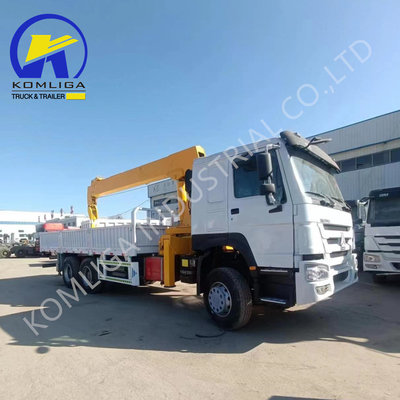 Camion de chargement Sinotruk HOWO 6X4 utilisé avec grue montée en bon état et à prix abordable