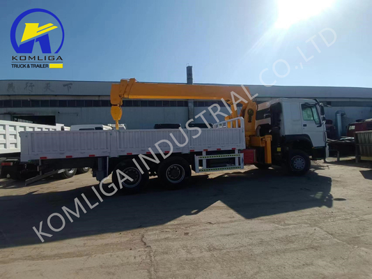 Camion de chargement Sinotruk HOWO 6X4 utilisé avec grue montée en bon état et à prix abordable
