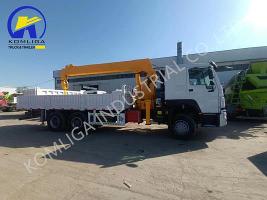 Camion de chargement Sinotruk HOWO 6X4 utilisé avec grue montée en bon état et à prix abordable